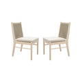 Cordoba Kd Dining Chair Yes Acacia Wood Garden & Outdoor Modern 2 Person Seating Group Acacia Wood