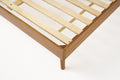 Queen Bed Natural Acacia Wood