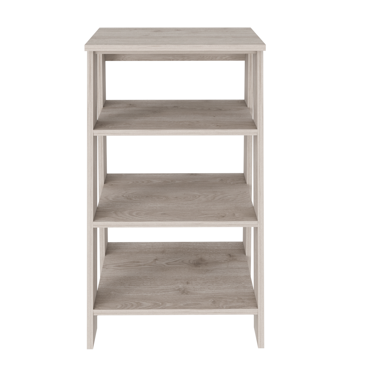 Phoenix Linen Cabinet, Four Shelves Light Gray Up To 17 In 24 To 31 In Bathroom Freestanding Modern 15 20 Inches Pine Engineered Wood