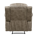 Classic Sandy Brown 1Pc Reclining Chair Plush Comfort Pillow Top Arms Vertical Tufting Solid Wood Luxury Living Room Furniture Brown Sand Primary Living Space Classic,Luxury,Modern Wood