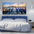 3 Panels Framed Wharf Canvas Wall Art Decor,3 Pieces Mordern Canvas Decoration Painting For Office,Dining Room,Living Room, Bedroom Decor Ready To Hang 2030In Thickness 1.5Inch Rectangle Framed Multicolor Oversized 41In Canvas Nature Scenes