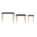Set Of 3 Side Tables, L:25X15.5X21