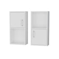White 2 Bathroom Medicine Cabinets With Open Shelf White 1 1 Up To 17 In Up To 23 In Bathroom Wall Mounted 5 10 Inches Wood