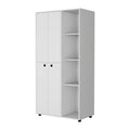 White 1 Drawer Armoire Closet White Bedroom Wood