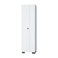 White Storage Shelves Broom Cabinet Standard 5 Or More Shelves White White Primary Living Space Shelves Included Wood