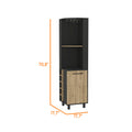 Leah Corner Bar Cabinet 5 Or More Spaces Multicolor Primary Living Space Modern Particle Board Engineered Wood