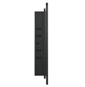 Black 24X30 Inch Metal Framed Wall Mount Or Recessed Mirror Cabinet Adjustable Shelves Bathroom Powder Coated Black 1 3 18 To 23 In 24 To 31 In Wall Mounted Classic Less Than 5 Inches Glass Iron