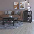 Dayton Black 2 Piece Living Room Set Black Wood