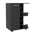 Dayton Black 2 Piece Living Room Set Black Wood