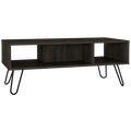 Madison Black And Espresso 2 Piece Living Room Set Black Brown Wood