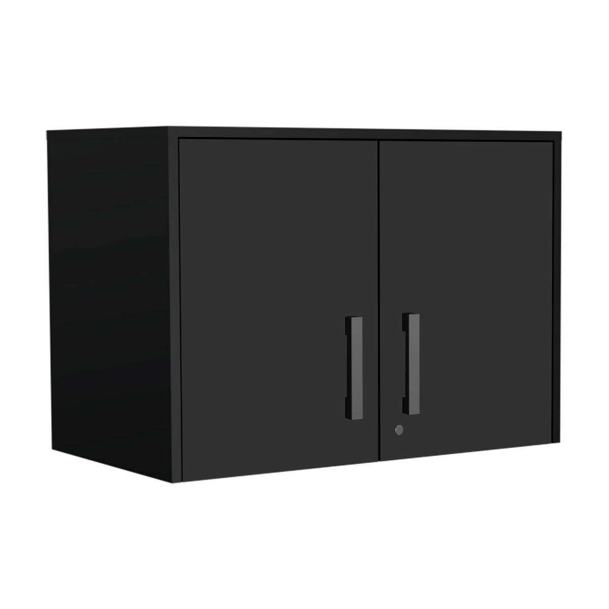 Haley Black 4 Piece Garage Set Black Wood