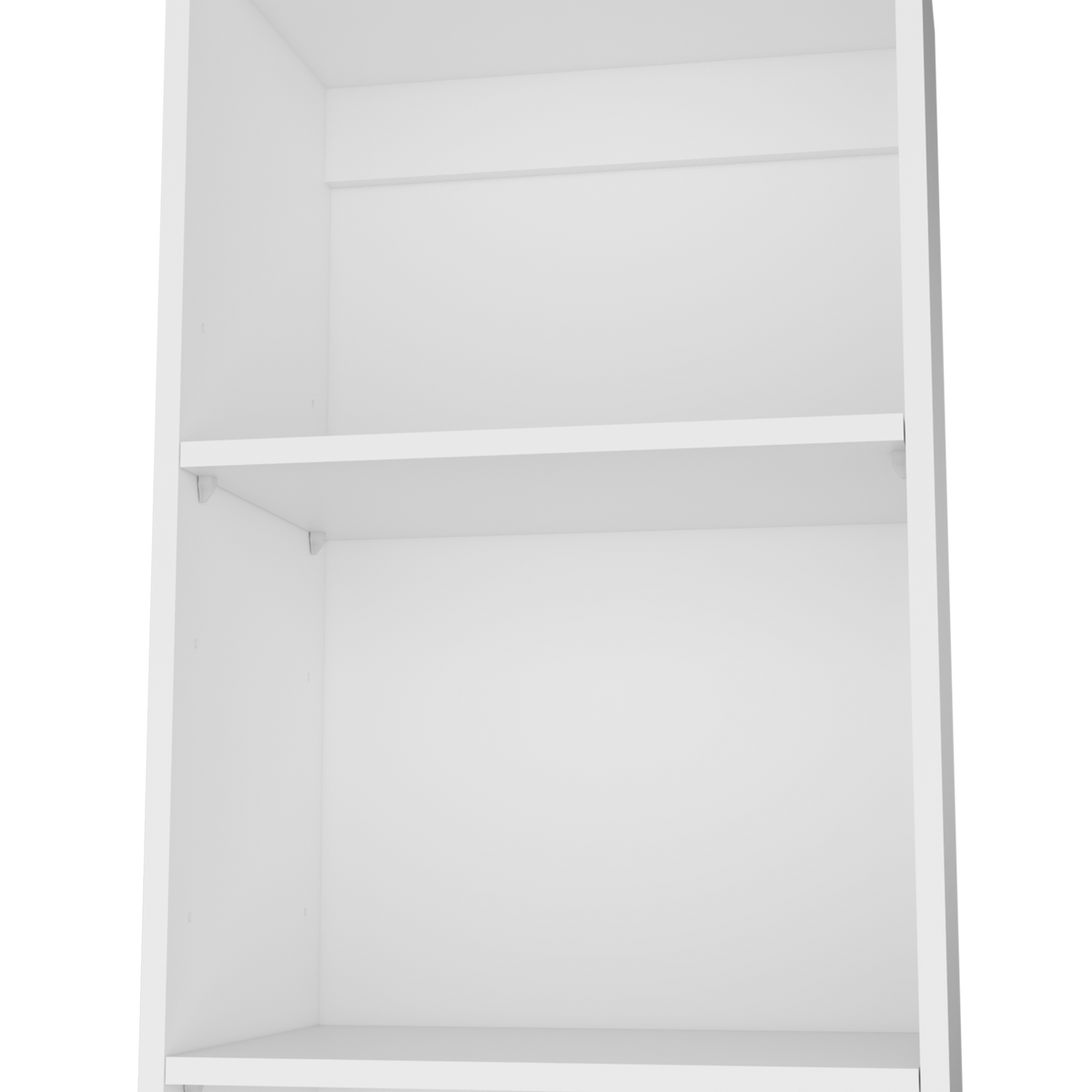 White 5 Shelf Slim Bookcase 5 White White Standard Horizontal Primary Living Space Closed Back Wood Wood