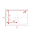 Megan Black 7 Piece Garage Set Black Wood