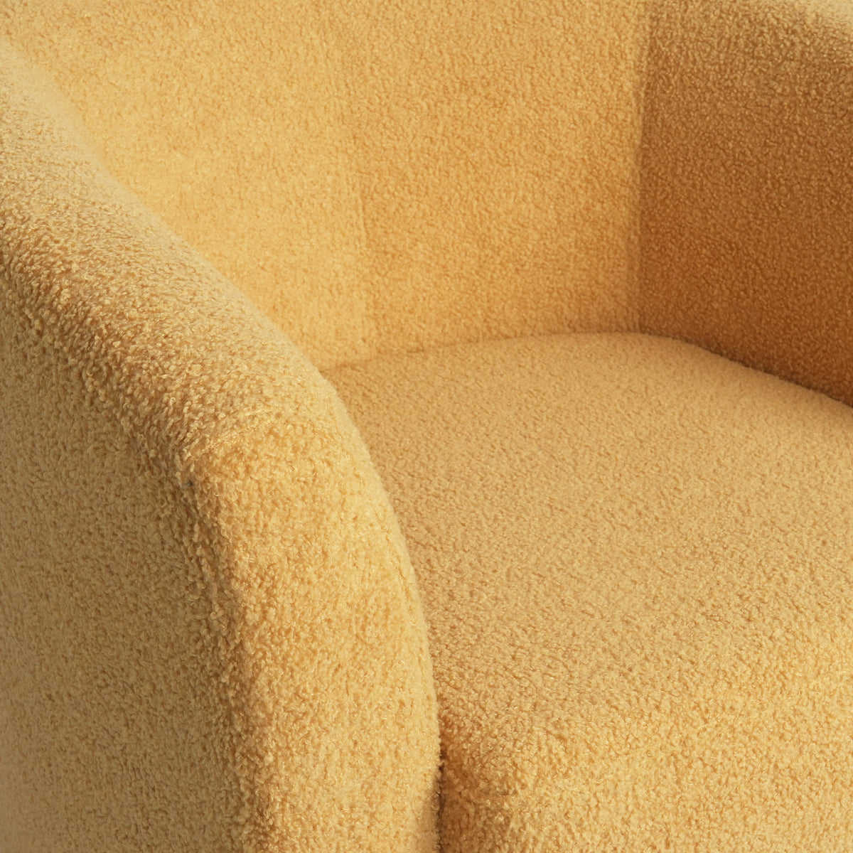 Cortina Fabric Club Chair Mustard Yellow Primary Living Space Casual,Contemporary,Cute Birch Fabric