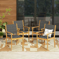 Cordoba Kd Dining Chair No Teak Garden & Outdoor Modern 2 Person Seating Group Acacia Wood