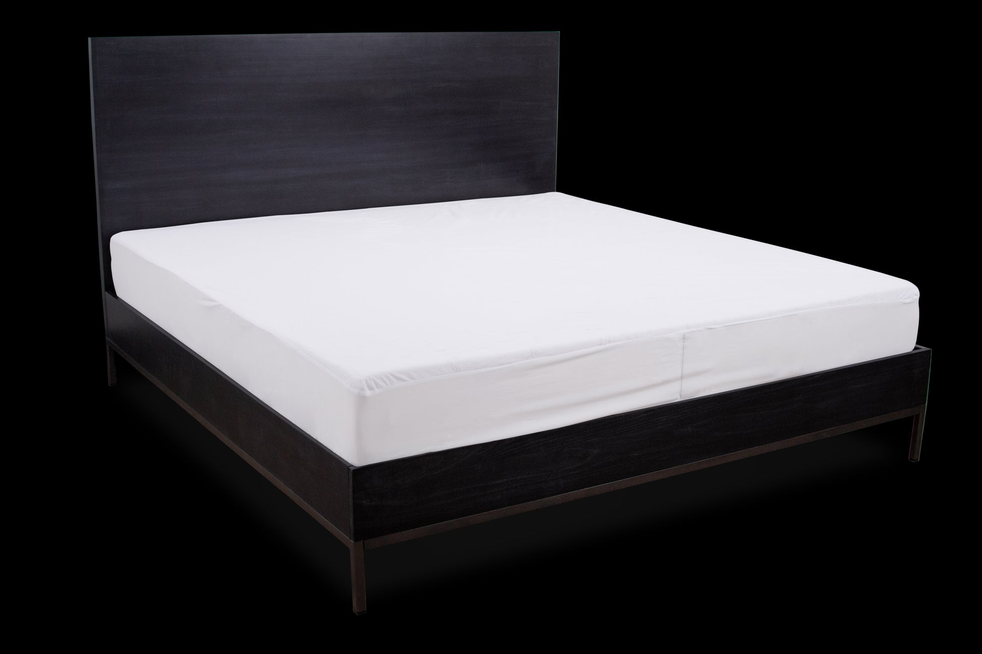 Cotton Loop Mattress Protector Full White Cotton