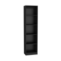 Roland Black 3 Piece Living Room Set With 3 Bookcases 8 Or More Black Standard Horizontal Primary Living Space Closed Back Wood With Doors Wood