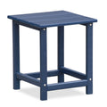 Folding Outdoor Adirondack Chair Set Of 2 And Table Set,Hdpe All Weather Folding Fire Pit Chair, Ergonomic Design Patio Lawn Chair For Outside Deck Garden Backyardf Balcony, Navy Blue Navy Blue Uv Resistant Frame Garden & Outdoor Beach,Modern Complete
