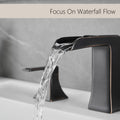Bathroom Faucets For Sink 3 Hole Orb 8 Inch Widespread Bathroom Sink Faucet With Pop Up Drain Double Lever Handle Faucet Bathroom Vanity Faucet Basin Mixer Tap Faucet With Hose Bathroom Joystick Geometric Two Oil Rubbed Bronze Side Sprayer Deck Mounted