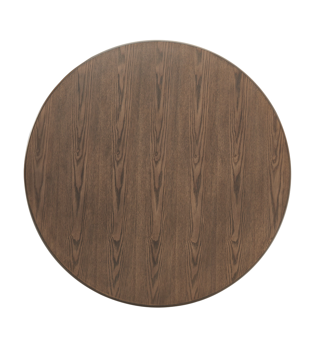 42" Round Dining Table For 4 Person, Retro Kitchen Table, Wooden Dinner Room Table With Solid Wood Legs For Home Kitchen Restaurant Living Room, Ultra Easy To Assemble Walnut Solid Wood Mdf