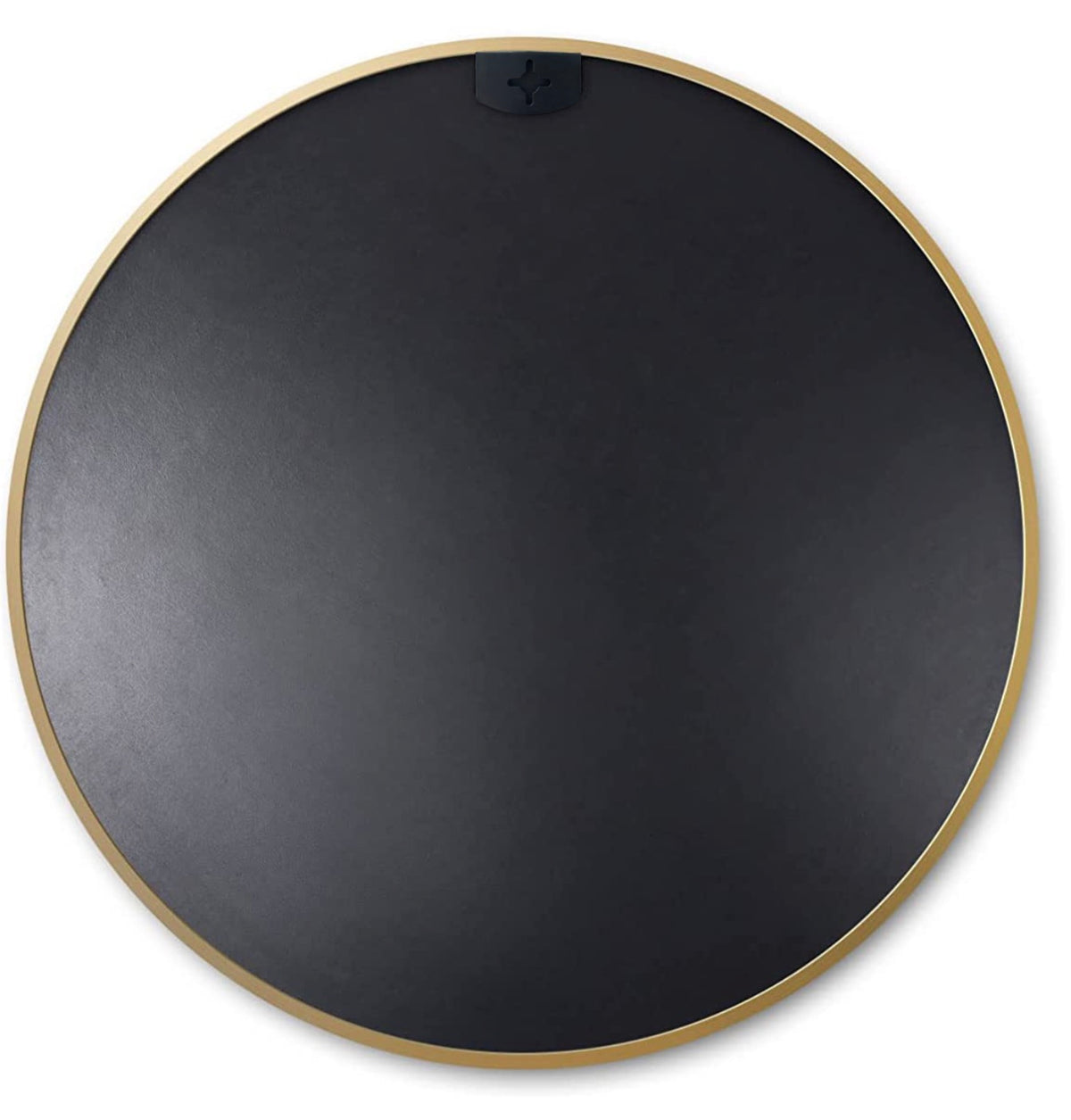 Gold 32 Inch Metal Round Bathroom Mirror Gold Classic Mdf Glass Aluminium Alloy