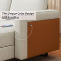 Sofa The Best Choice Products Upholstered Sectional Sofa For Families, Apartments, Dormitories, Award Rooms, Compact Space With Chaise Longue, 3 Seats, L Shaped Design, Off White Cream White Linen Dining Room Medium Soft Metal & Wood 3 Seat