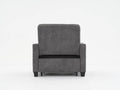 Futon Chair Bed Convertible Chair 3 In 1 Pull Out Sleeper Chair Beds With Usb Ports,Wear Resistant And Anti Scratch, Armchair Bed Sleeper For Living Room Dark Grey Scratch Cloth Dark Grey Foam Tech Cloth 1 Seat