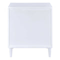 White And Weathered Oak 3 Drawer Accent Table Brown White Primary Living Space Contemporary Drawers Rectangular Wood Metal