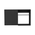 Napoles One Door Wall Cabinet 3 4 Shelves Multicolor Kitchen Corner Unit Particle Board Particle Board