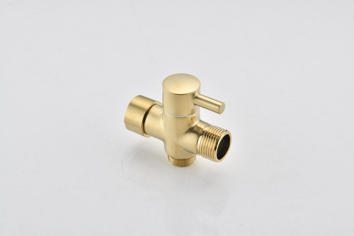 Bidet Sprayer For Toilet, Handheld Cloth Diaper Sprayer Brushed Gold Metal