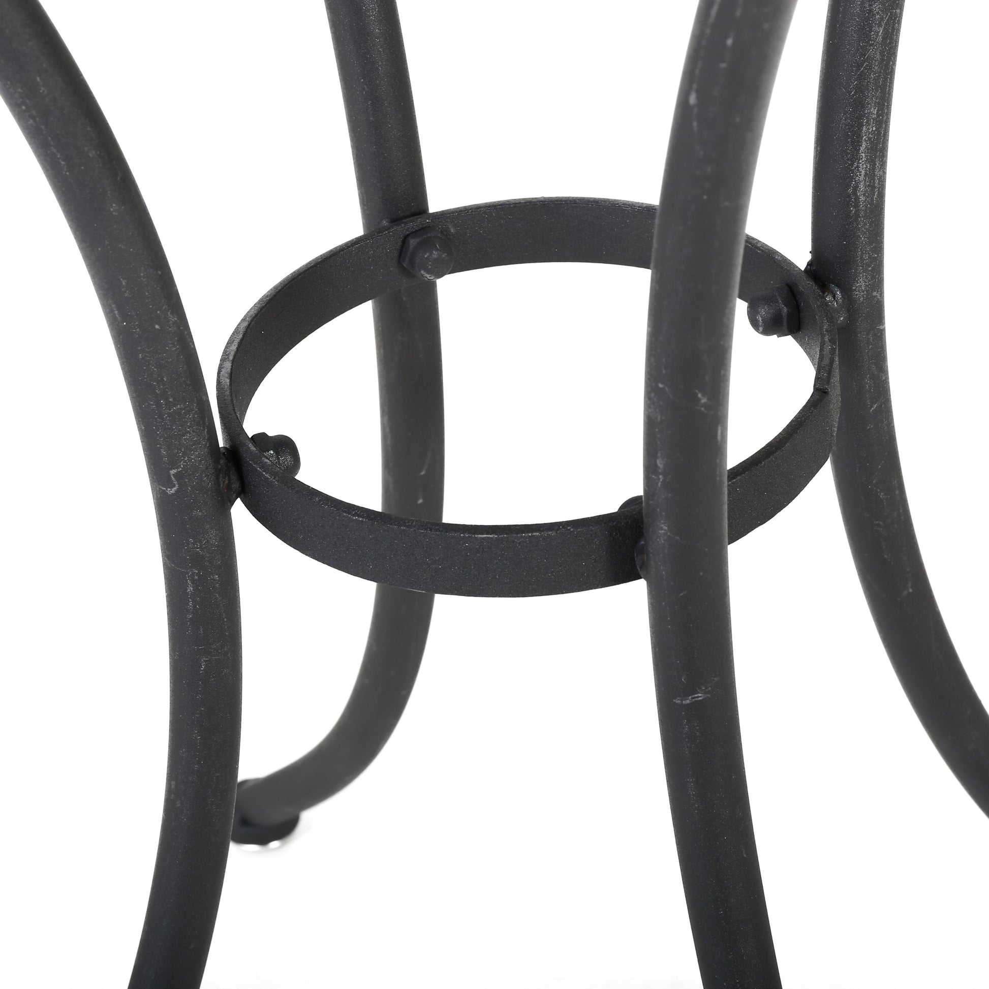 Lourdes 3 Pc Kd Metal Set Black Iron