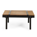Theo Sofa Corner Coffee Table Cream Acacia Wood