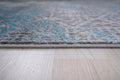 Jersey Area Rugs, Carpets For Livingroom, 5X7 Area Rugs ,3983 Grey Blue Rectangle 5&7 Grey Blue Contemporary Abstract Polypropylene