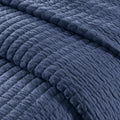 2 Piece Quilt Set Navy Twin Twin Xl Twin Navy Cotton