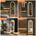 3 Color Lighting Mirror With Led Lights, 63