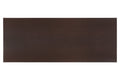 Cappuccino Oak Desk Mahogany Mdf