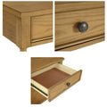 Nightstand Natural See Below Natural Wood