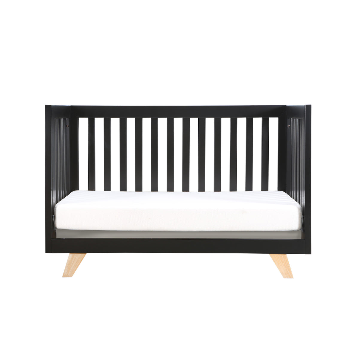 Wooster Toddler Rail In Black Black Wood