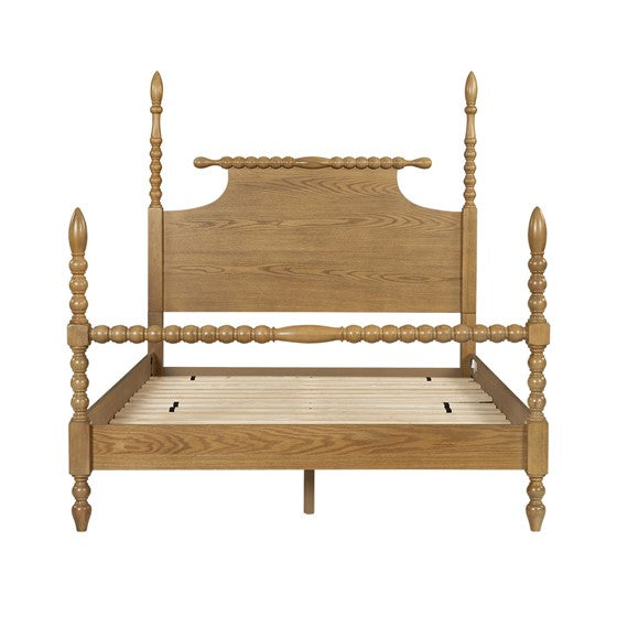 Bed Natural Queen Natural Wood