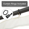 Outsunny 10' X 12' Universal Replacement Mesh Sidewall Netting For Patio Gazebos And Canopy Tents With Zippers, Sidewall Only , Beige Cream White Polyester