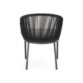 Candlewood Chair Black Woven Rope