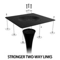 Walnut Circular Dining Table, 31.5 