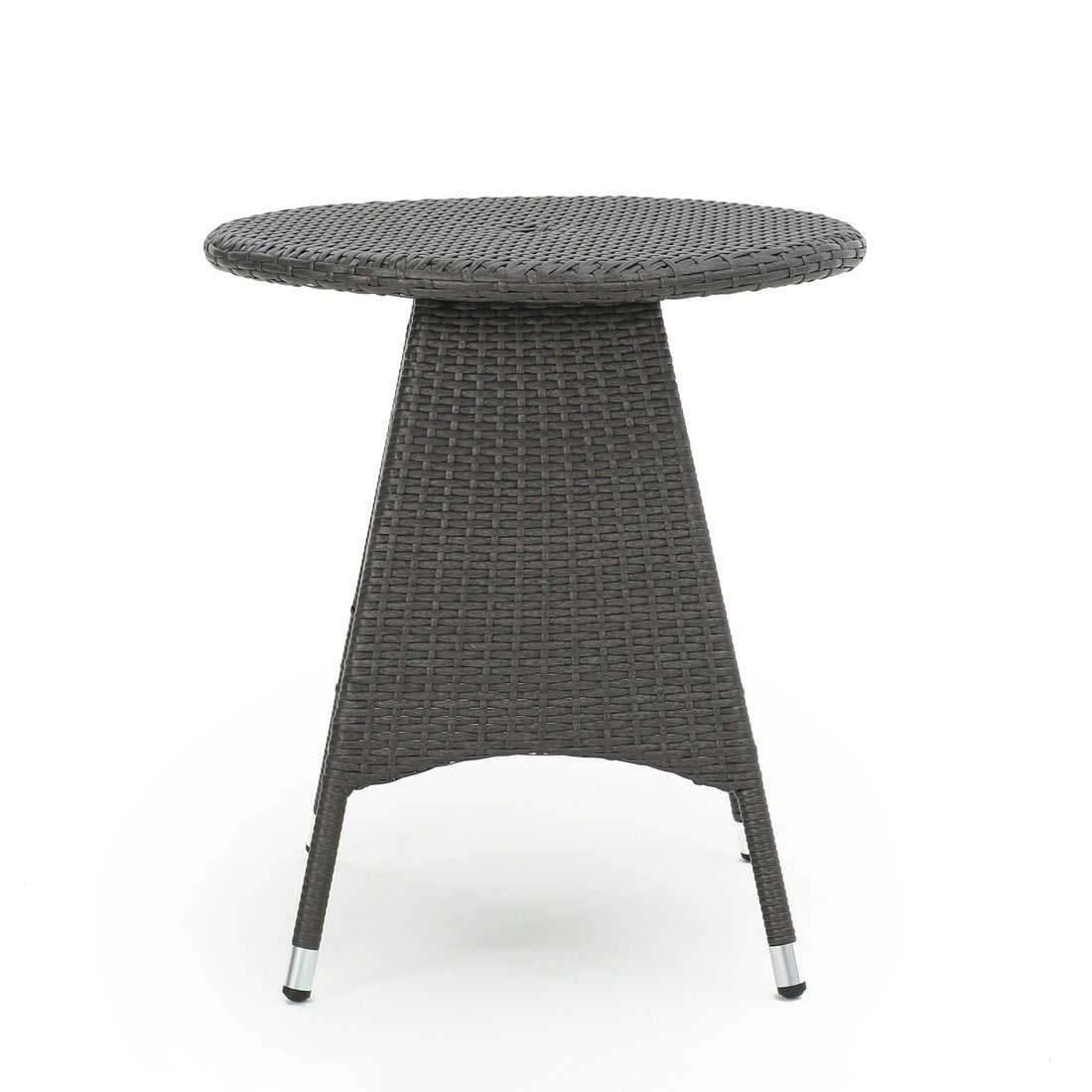 Corsica Rd Bistro Table Grey Rattan