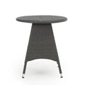 Corsica Rd Bistro Table Grey Rattan