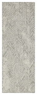 Sunshine Gc Har2012 Silver 7 Ft. 10 In. X 10 Ft. 3 In. Indoor Outdoor Area Rug Silver Polyester Polypropylene