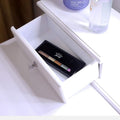 Vanity Desk And Stool Set, Vanity Mirror With Lights And Table Set, Small Vanity Table For Bedroom White Milk White Wood