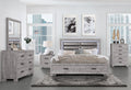 Rover Grey Mirror Gray Solid Wood Mdf