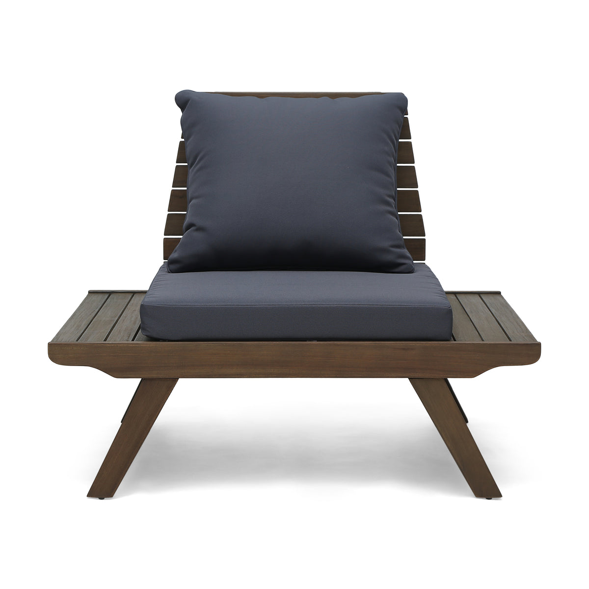Sedona Club Chair Dark Grey Wood