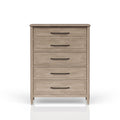 5 Drawer Door Chest Sand Finish Sand Solid Wood Mdf
