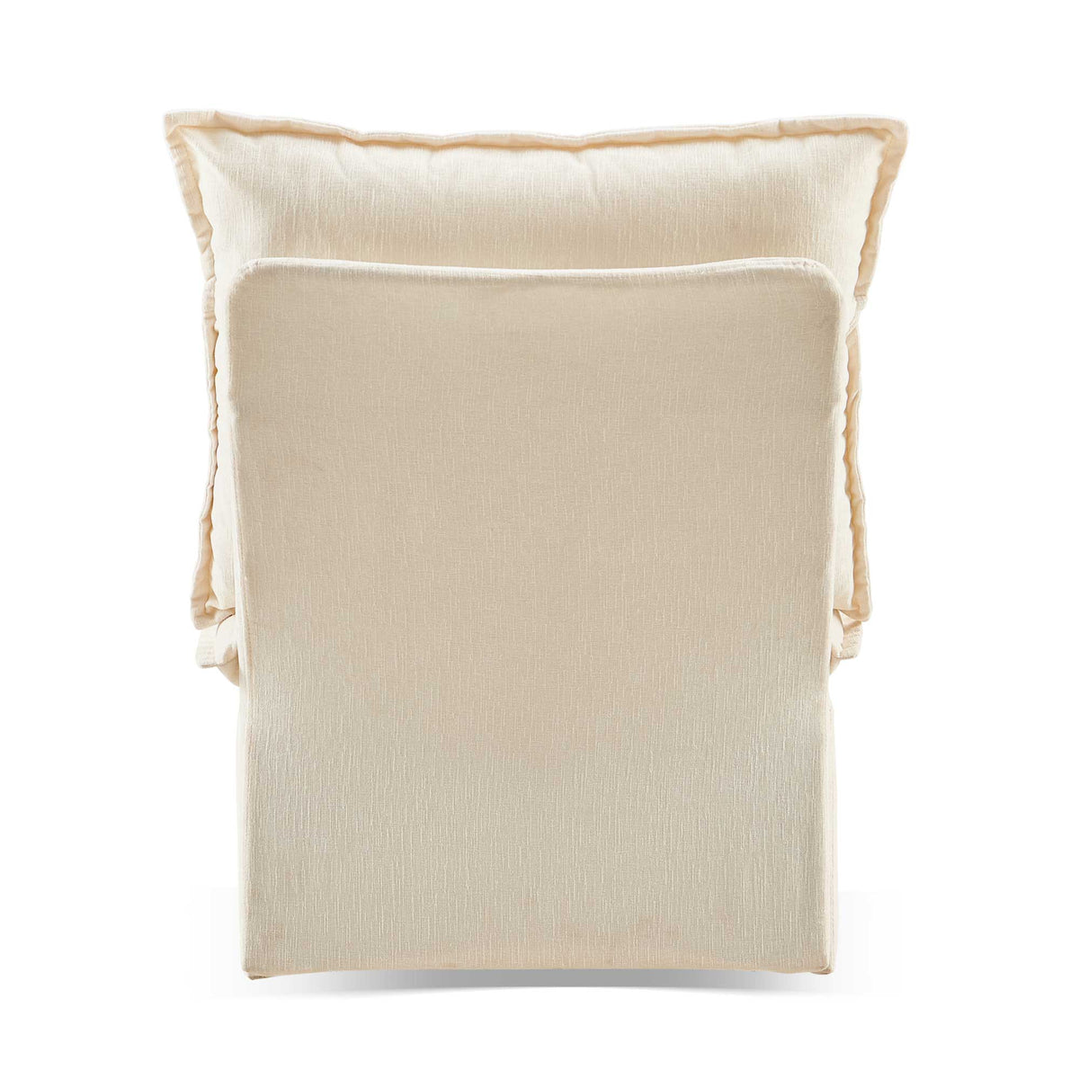 Detachable Off White Chenille Single 360 Swivel Rocking Rocker,360 Swivel Sofa Chair & Single Sofa Lounge, Comfortable Seating For Living Room & Bedroom,Off White Sofa 1Pc Off White Primary Living Space Modern Foam Chenille